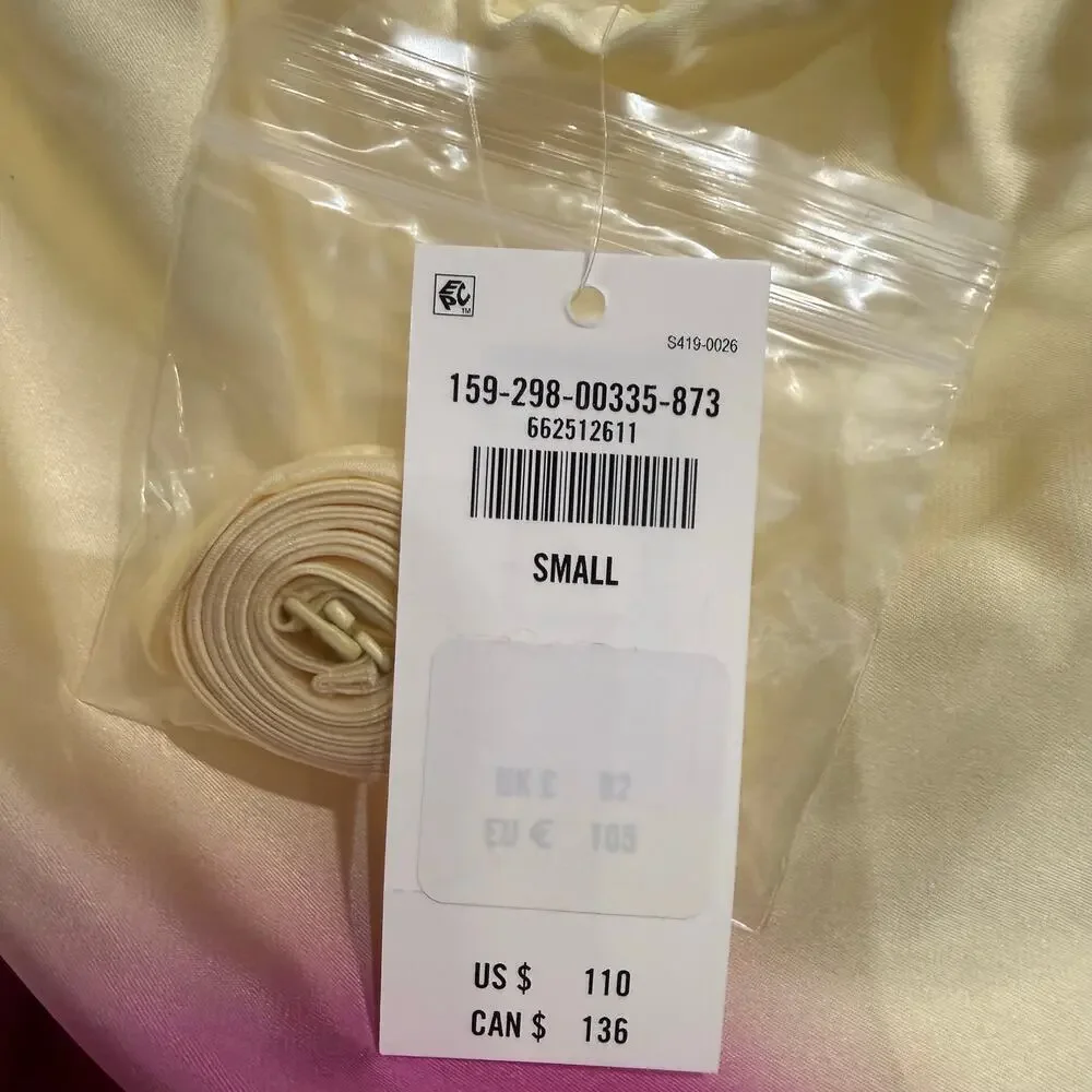 Abercrombie & Fitch Julia Strapless Slip Maxi Dress Floral Sz S NWT